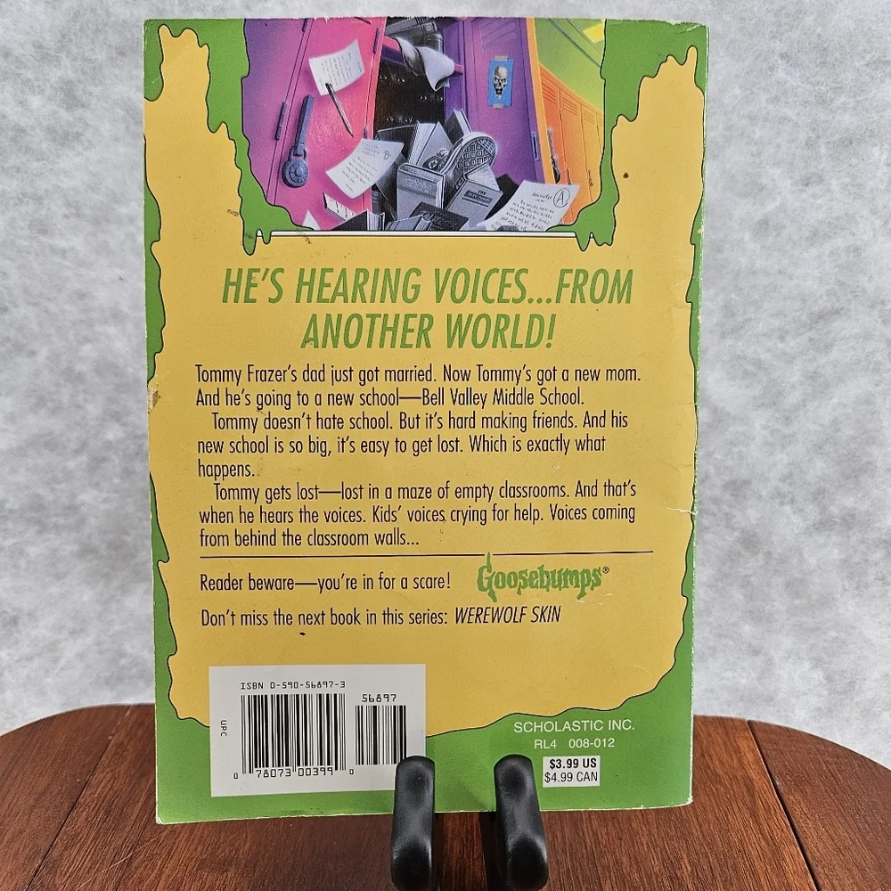 RL Stine Goosebumps #59 The Haunted School, 1997 First Scholastic Printing PB - Picture 3 of 5